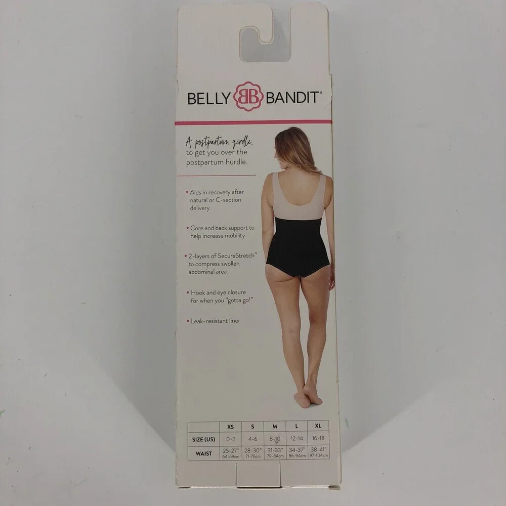 Belly Bandit Postpartum Sculpting Girdle Recovery & Support Nude or Black